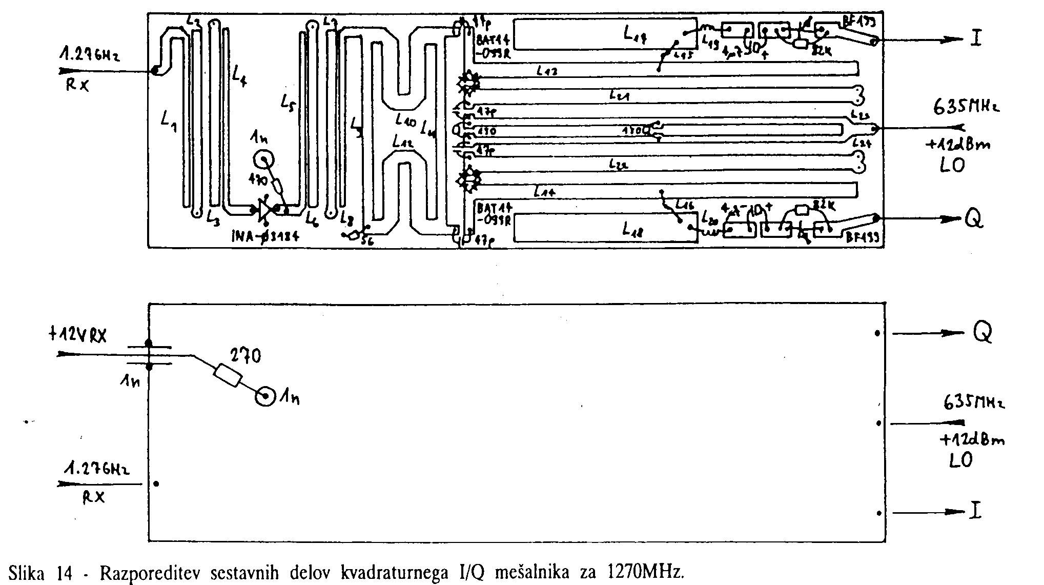 Layout mixer in quadratura